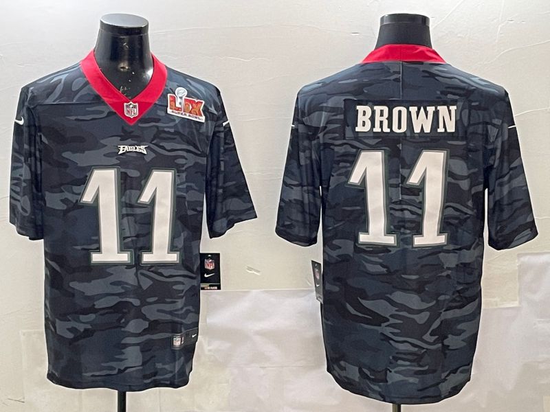 Men Philadelphia Eagles #11 Brown Camo 2025 Nike Vapor Limited NFL Jersey style 2121->philadelphia eagles->NFL Jersey